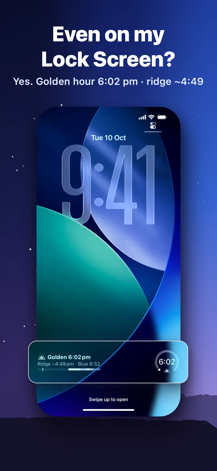 Even on my Lock Screen? The Next Light widget